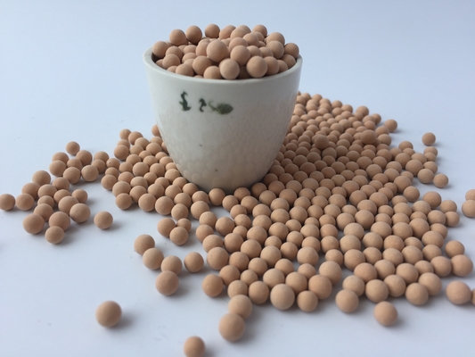 качество  1.6-2.5mm 4A Molecular Sieve Desiccant Granular  With 85N Compressive Strength Фабрика